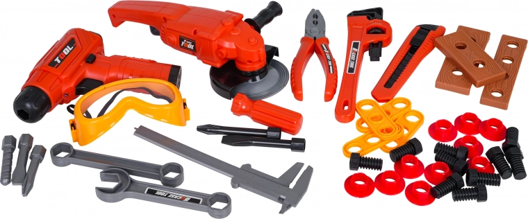 Children's tool set with bag, 42 pieces