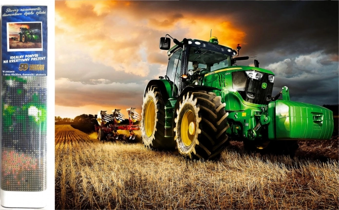 Norimpex teemantmaal – traktor põllul 30 × 40 cm