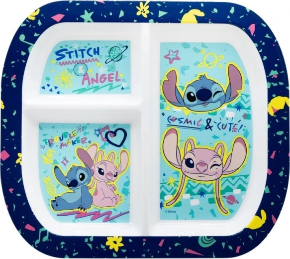 Laste ristkülikukujuline taldrik STITCH