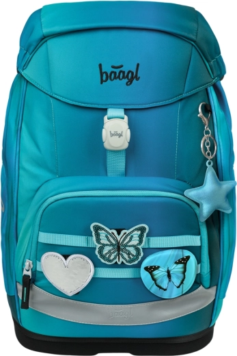 School Backpack BAAGL Airy Plus Butterfly GRS