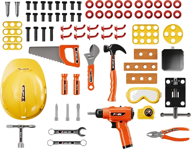 Electric drill with light and sound