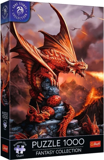 TREFL Premium Plus Fantasy puzzle: Fire Dragon 1000 pieces