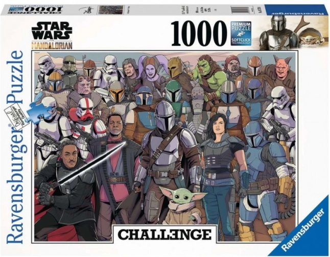 Puzzle Ravensburger Star Wars Mandalorian Väljakutse 1000 tükki