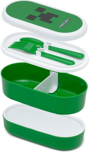 Integrated cutlery directly in the lid
