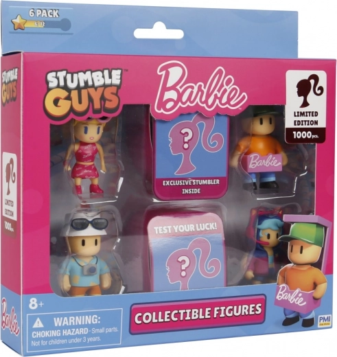 Deluxe Box with STUMBLE GUYS x BARBIE Figures – 6 pcs