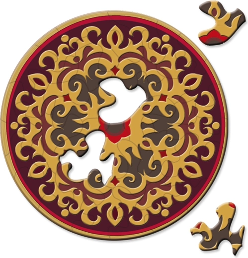 Curiosi ümmargune pusle Picoli Roos 33 tükki