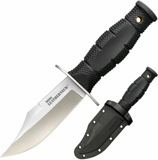 Cold Steel Mini Leatherneck Clip Point – väike kaelanož koos Secure-Ex tupena