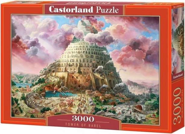 Puzzle 3000 tükki CASTORLAND – Paabeli torn