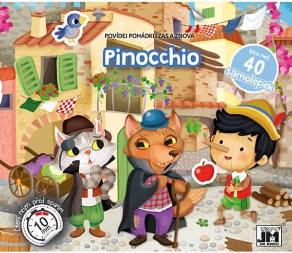 Räägi muinasjuttu Pinocchio – interaktiivne kleepsuraamat