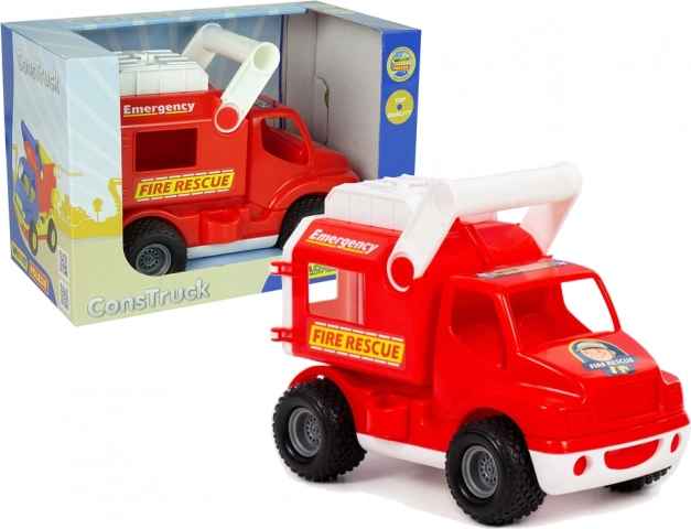 POLESIE ConsTruck Fire Truck - Red