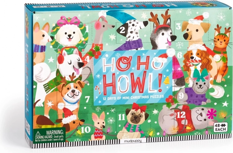 Christmas Countdown Puzzle Set 12 pcs