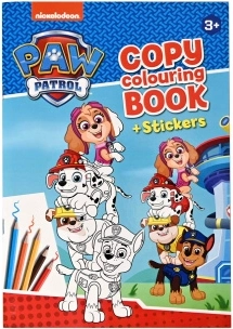 Värviraamat ja kleepsud PAW PATROL – A4 formaat