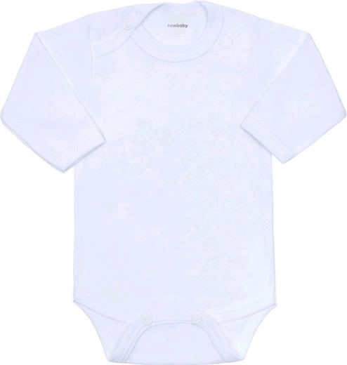 New Baby valge pika varrukaga beebibodi