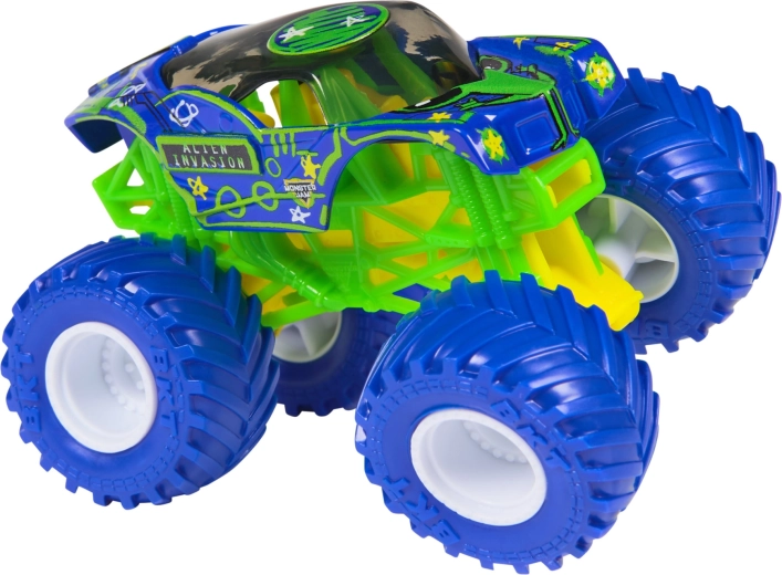 Large rubber tires for driving over obstacles