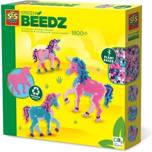 SES Creative Green Beedz fuse beads – unicorn