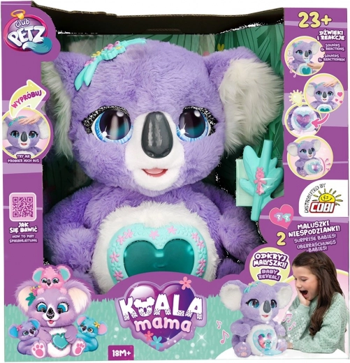 Interactive plush koala mom CLUB PETZ by IMC Toys