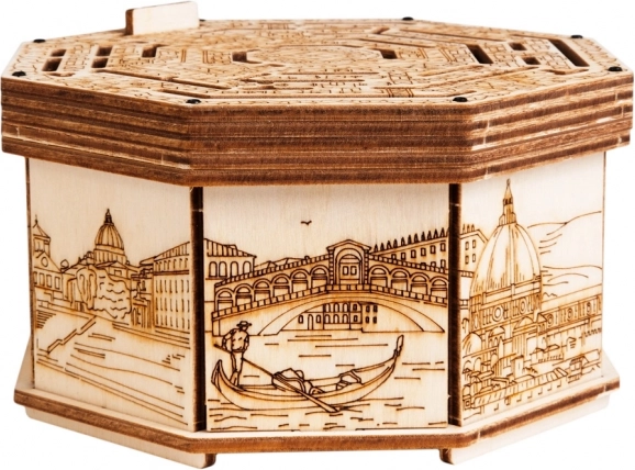 Wooden puzzle box EscapeWelt Secret Maze Box