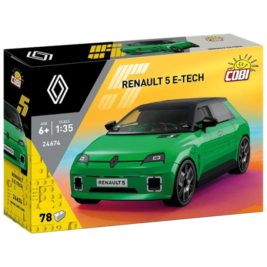 Ikooniline Renault 5 klotsimudelina