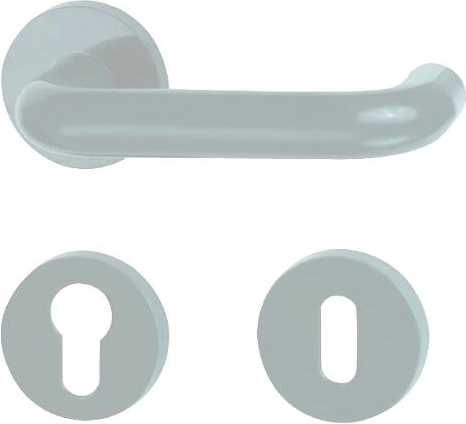 Siseukse link kilpidega, valge plastist