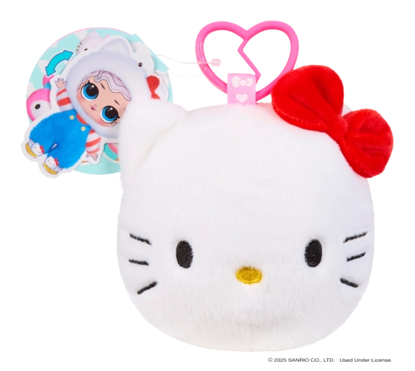 Reversible plush pendant