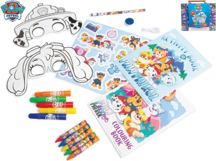 PAW Patrol creative set in a carry case for kids 3+