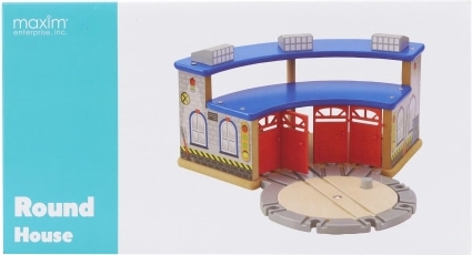 Maxim depot with turntable for four locomotives