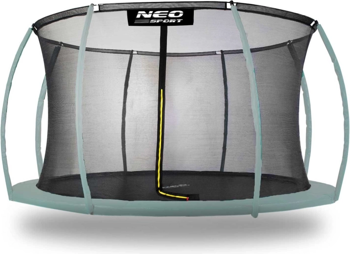 Neo-Sport inner safety enclosure net for trampoline 366–374 cm (12 ft), 8 poles