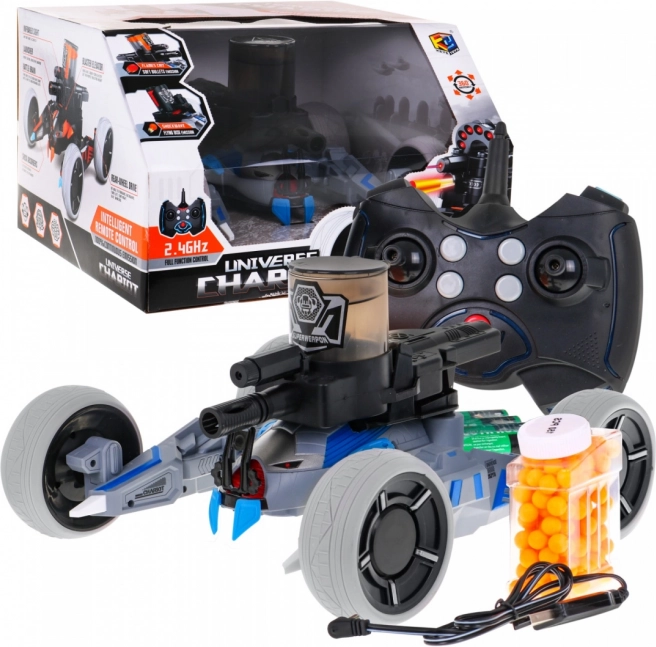 RC crawler with shooting for kids 5+ with laser sight and 150 rounds