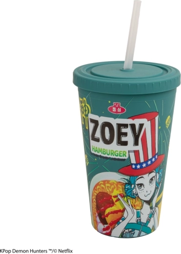 K-pop Demon Hunters kruus kõrrega Zoey Hamburger - 1 tk