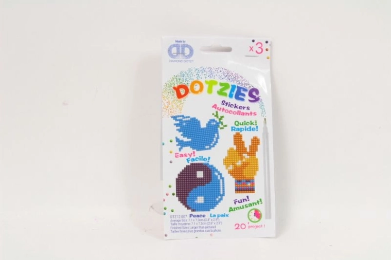 Diamond Dotz Peace – set of 3 stickers for diamond painting