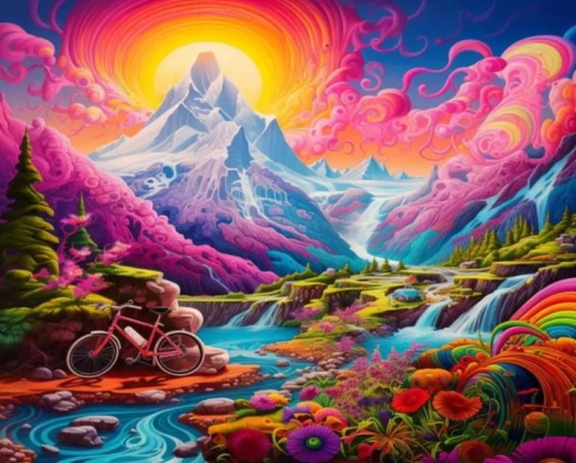 Paint by Numbers – Fairy-Tale Landscape 40 × 50 cm
