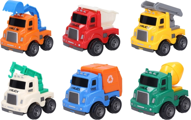 Transpordivahendite komplekt 6 tk, 9 cm