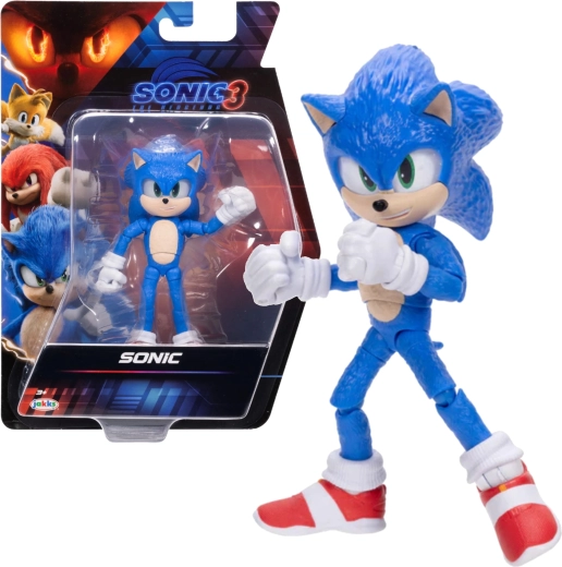 Jakks Pacific Sonic the Hedgehog 3 poseeritav figuur Sonic 12,7 cm