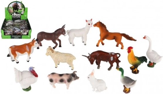 Plastikust koduloomade figuurid, eri liigid