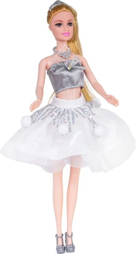 Stylish doll with brushable hair