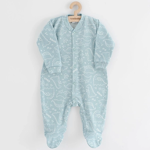 Baby romper new baby classic ii dino, mint