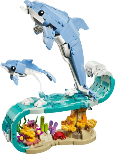 Three underwater models in one building set