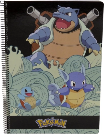 Pokémon A4 spiraalplokk - Squirtle