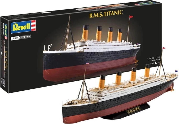 Plastic model ship RMS Titanic 1:600 multicolor