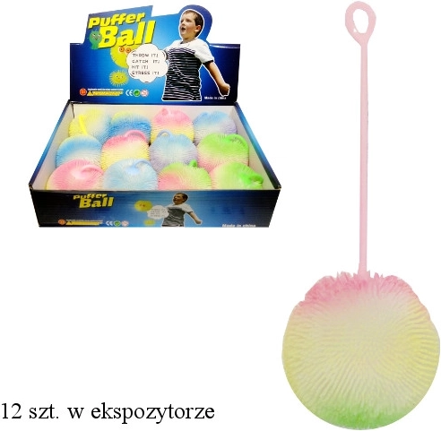 Light-up anti-stress ball with soft spikes and handle