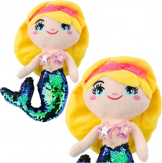 Plush Mermaid with Glittery Tail 30 cm