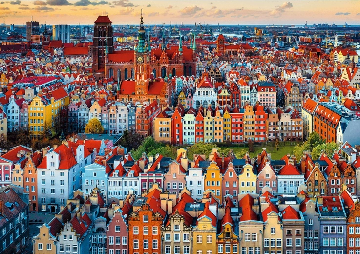 TREFL pusle Premium Plus Photo Odyssey – vaade Gdańskile, Poola, 1000 tükki