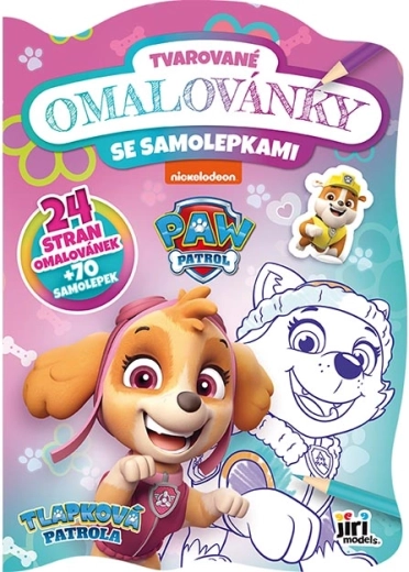 Kujundatud värviraamat Paw Patrol