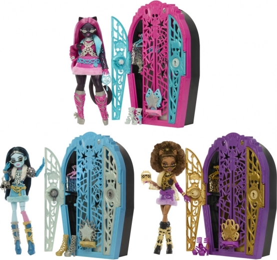 Monster High Skulltimate Secrets Hauntlywood – salapärane nukk koos riidekapiga ja üllatustega