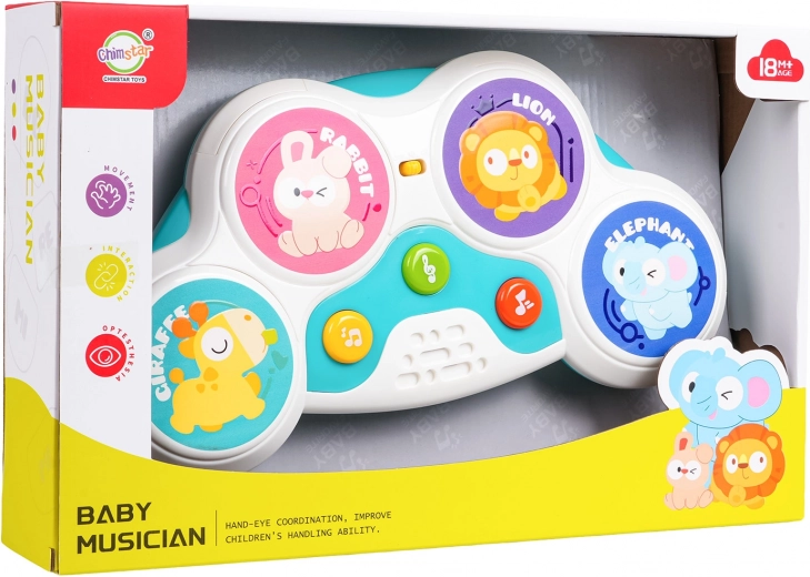 Touch Percussion Board for Kids with Animals