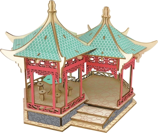 Puidust 3D pusle Yueyang Tower