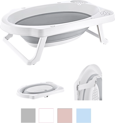 Folding baby bathtub 33 l, 80 × 45.5 × 24 cm
