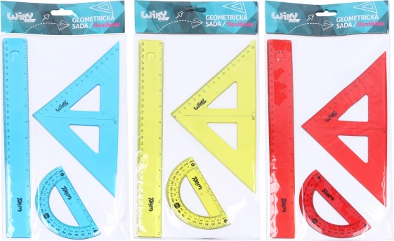 Geomeetriakomplekt Flexi, värviline