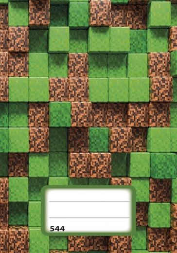 Jooneline A5 vihik Pixel Cubes