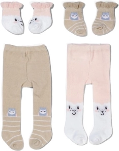 BABY born tights and socks with sheep motif for 43 cm dolls - 1 piece